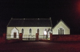 floodlit Church